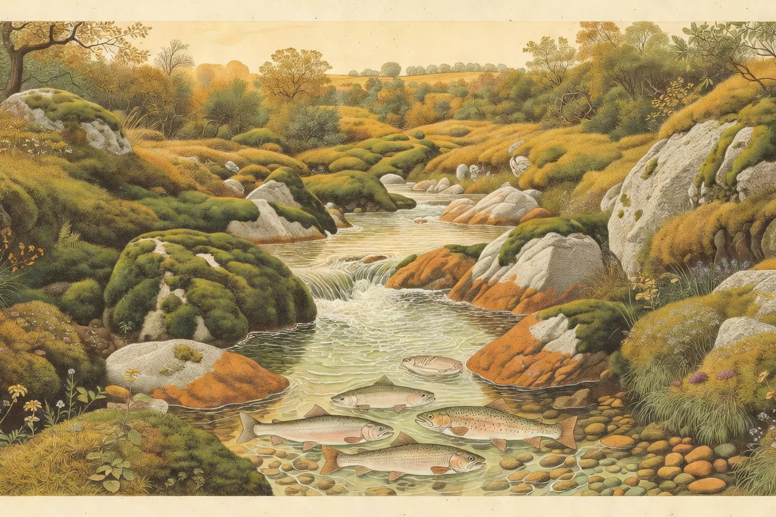 Le Leguer, riviere labellisee et son ripisylve